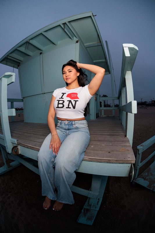 I Hat BN Baby Tee (white)