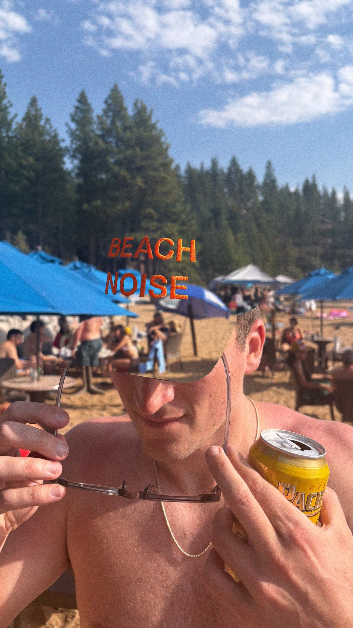 invisible hat (camo+orange)