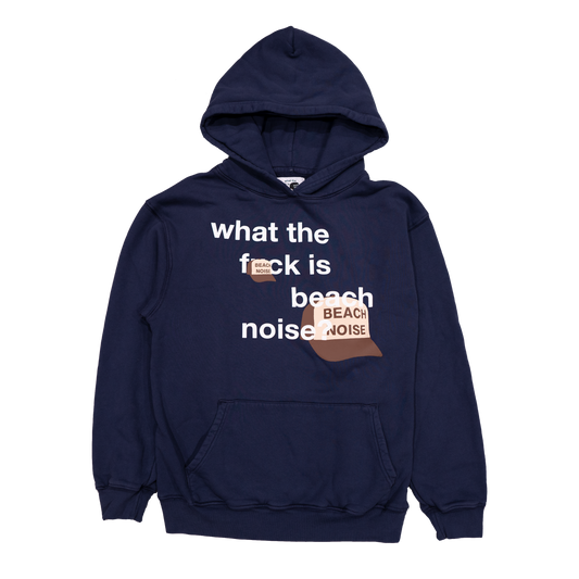 WTF IS BEACH NOISE? OVERSIZED HOODIE (NAVY)
