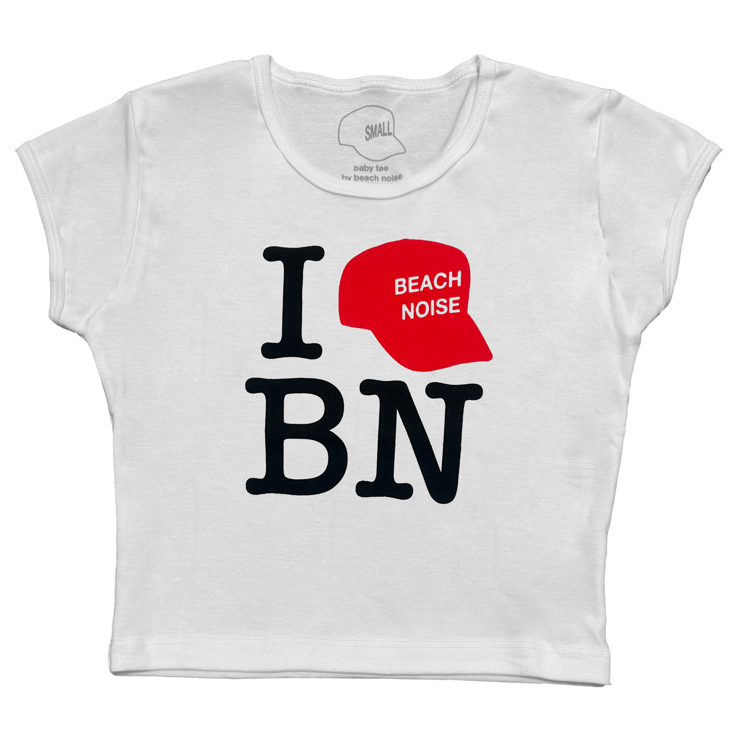 I Hat BN Baby Tee (white)