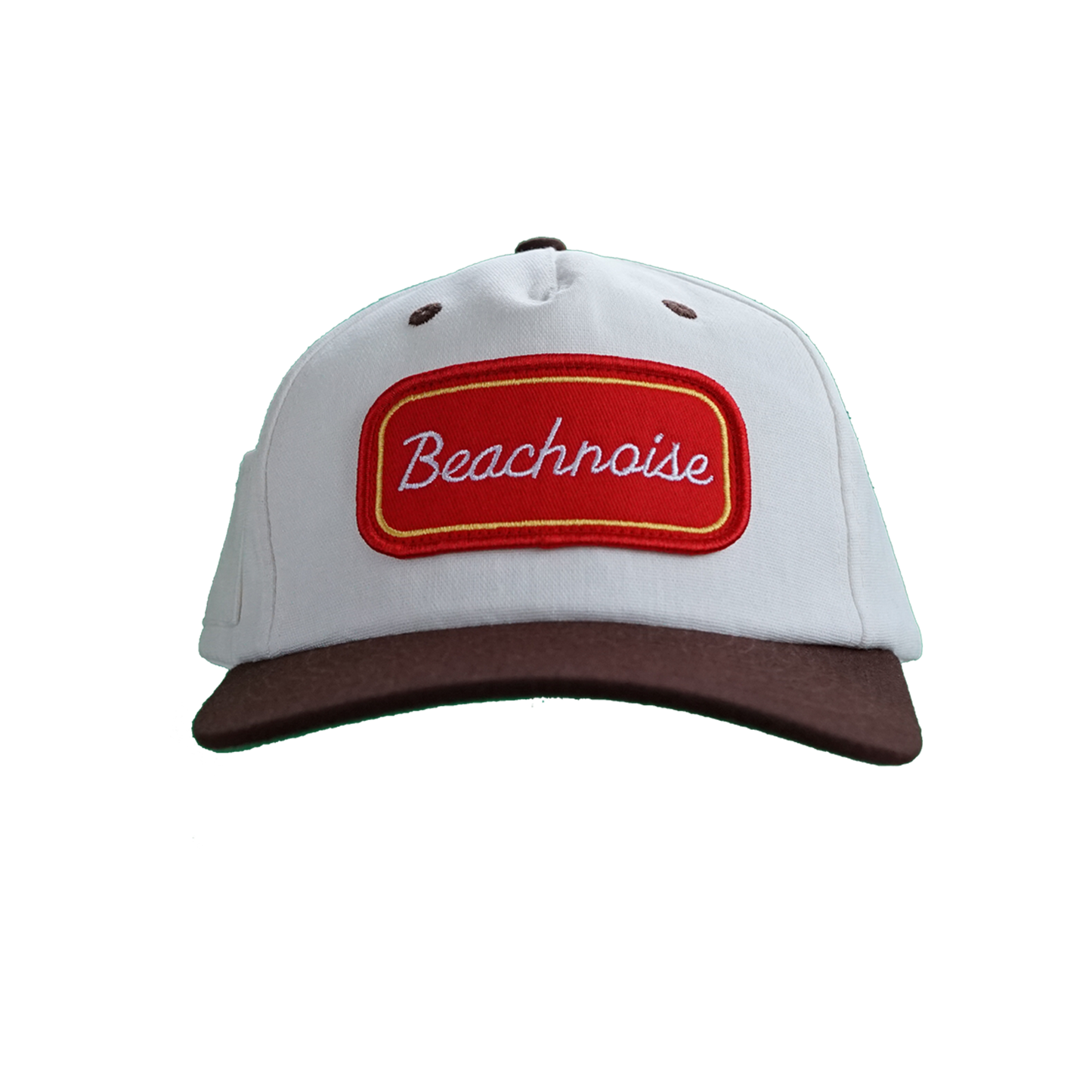 The Pocket Hat (White + Brown)